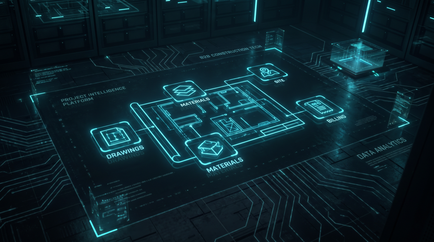 Construction project intelligence platform visualization